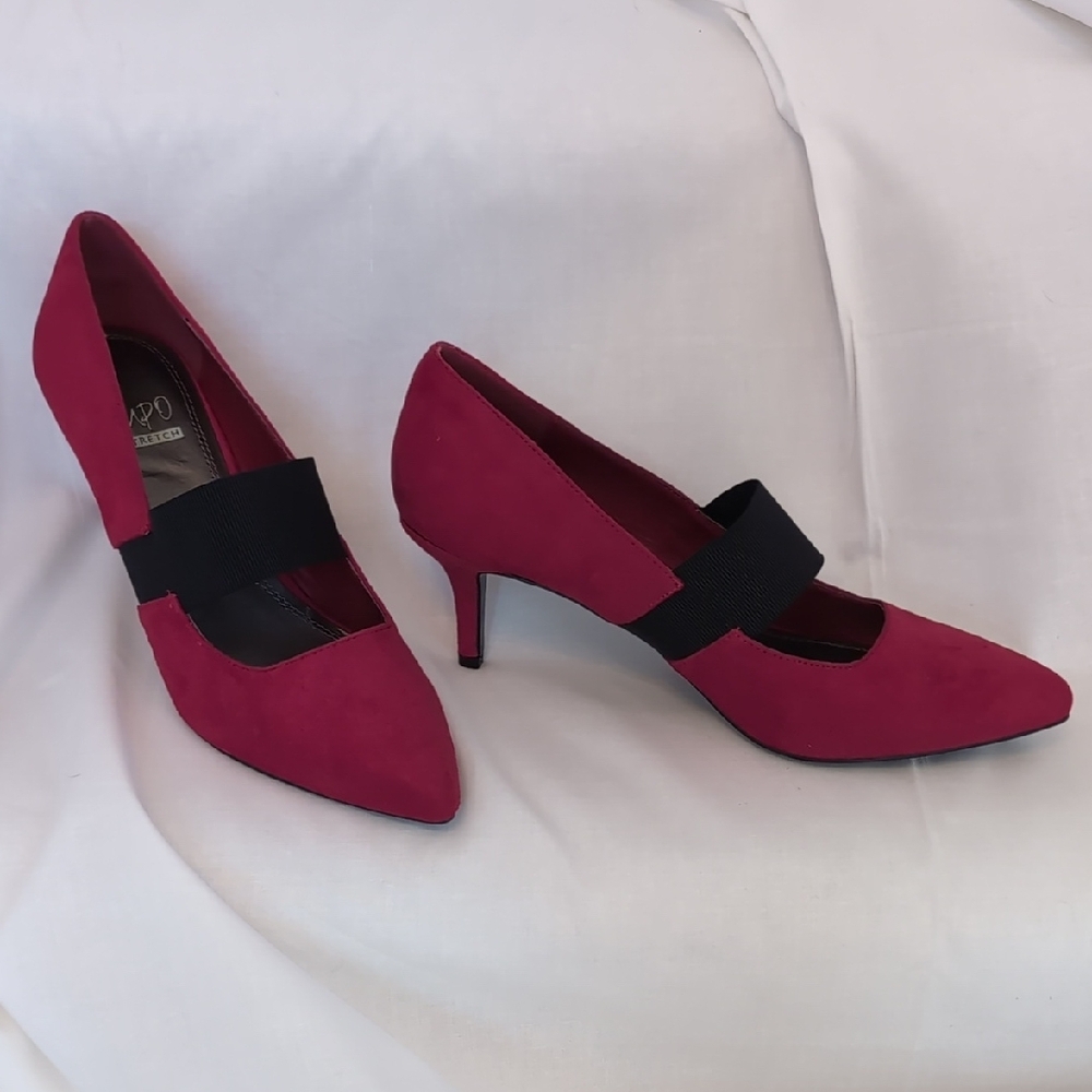 Impo Red and Black Heels